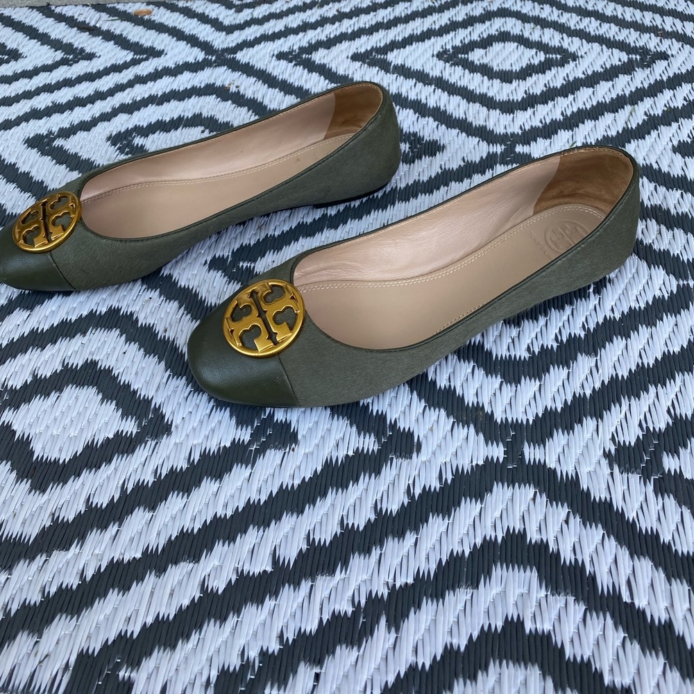 Tory Burch Chelsea Cap Toe Ballet Flats - Picture 11 of 15